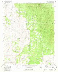 Pajaro Canyon 1981 topographic map thumbnail