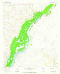 Paraje Well 1961 topographic map thumbnail