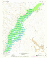 Paraje Well 1961 topographic map thumbnail