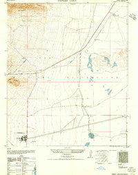 Parker Lake topographic map thumbnail