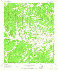 Pasture Canyon 1964 topographic map thumbnail