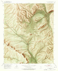 Paxton Springs 1952 topographic map thumbnail