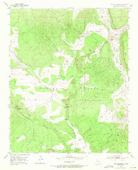 Paxton Springs 1952 topographic map thumbnail