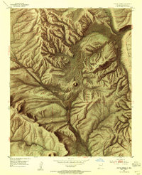 Paxton Springs 1952 topographic map thumbnail