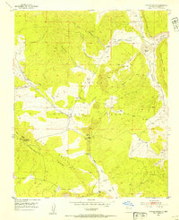 Paxton Springs 1952 topographic map thumbnail