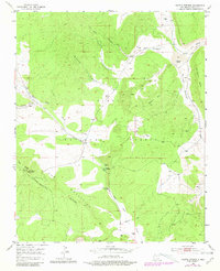Paxton Springs 1952 topographic map thumbnail