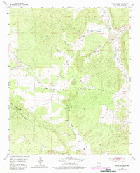 Paxton Springs 1952 topographic map thumbnail