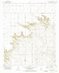Peach Canyon 1973 topographic map thumbnail