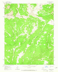 Pecos Falls 1963 topographic map thumbnail