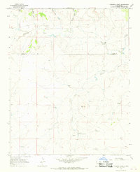 Pedernal Creek 1966 topographic map thumbnail