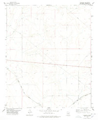 Pedernal 1978 topographic map thumbnail