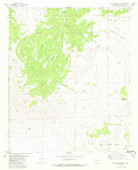 Pelona Mountain 1981 topographic map thumbnail