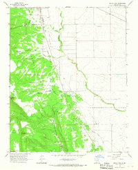Petaca Peak 1963 topographic map thumbnail