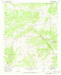Pie Town 1967 topographic map thumbnail