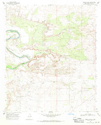 Pierce Canyon 1968 topographic map thumbnail