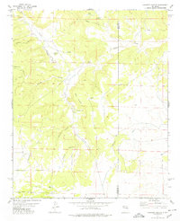Pinavete Canyon 1978 topographic map thumbnail