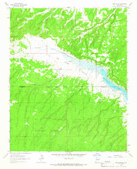 Pine Canyon 1963 topographic map thumbnail