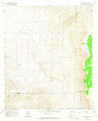 Pinon Ranch 1965 topographic map thumbnail