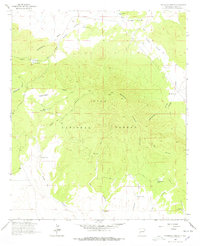 Pitchfork Canyon 1963 topographic map thumbnail