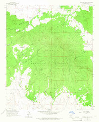 Pitchfork Canyon 1963 topographic map thumbnail