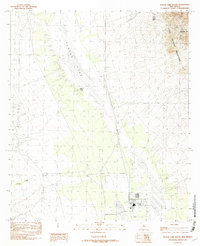 Playas Lake South 1982 topographic map thumbnail