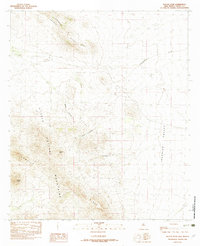 Playas Peak 1982 topographic map thumbnail