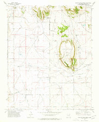 Point Of Rocks Mesa 1974 topographic map thumbnail