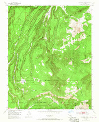 Polvadera Peak 1953 topographic map thumbnail