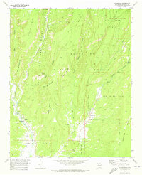 Ponderosa 1970 topographic map thumbnail