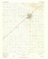 Portales 1957 topographic map thumbnail