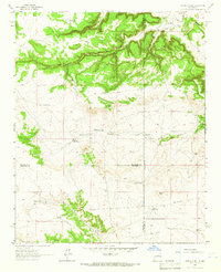 Potrillo Hill 1963 topographic map thumbnail