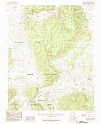 Pounds Mesa 1983 topographic map thumbnail