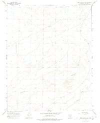 Pueblo Bonito NW 1966 topographic map thumbnail