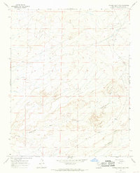 Pueblo Bonito NW 1966 topographic map thumbnail