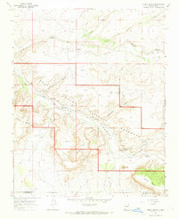 Pueblo Bonito 1966 topographic map thumbnail