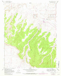 Pueblo Pintado 1961 topographic map thumbnail