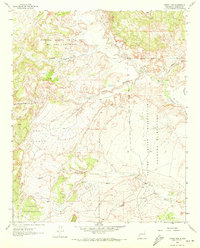 Puerco Dam 1961 topographic map thumbnail