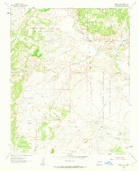 Puerco Dam 1961 topographic map thumbnail