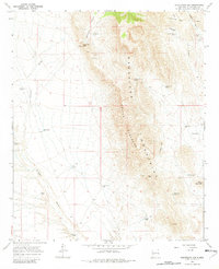 Puertecito Gap 1965 topographic map thumbnail