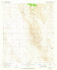 Puertecito Gap 1965 topographic map thumbnail