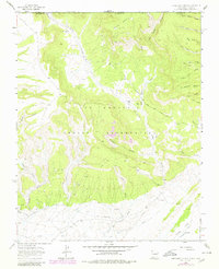 Purgatory Canyon 1963 topographic map thumbnail