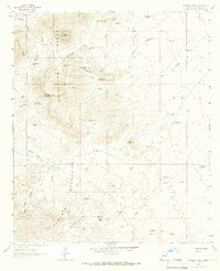 Pyramid Peak 1964 topographic map thumbnail