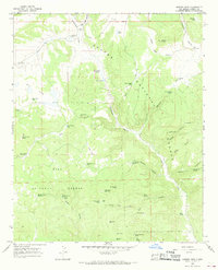 Queens Head 1965 topographic map thumbnail