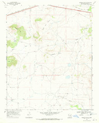 Quemado Hills 1968 topographic map thumbnail
