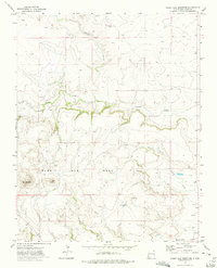 Rabbit Ear Mountain 1972 topographic map thumbnail