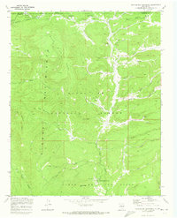 Rancho Del Chaparral 1970 topographic map thumbnail