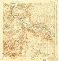 Rattlesnake 1937 topographic map thumbnail