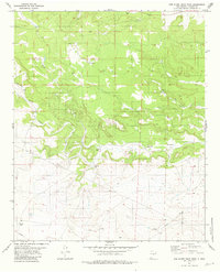 Red Bluff Draw West 1981 topographic map thumbnail