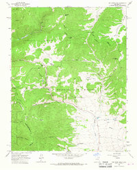Red River Pass 1963 topographic map thumbnail