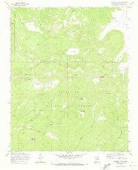 Redondo Peak 1970 topographic map thumbnail